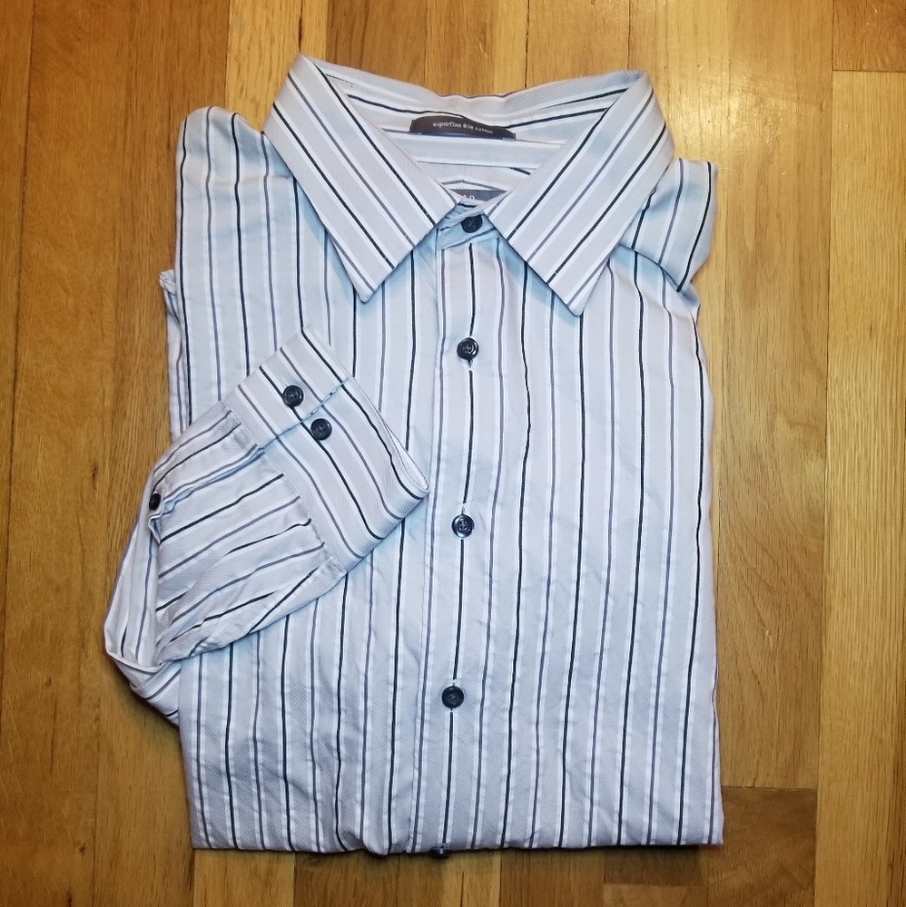 Casual Striped Button Down Long Sleeve